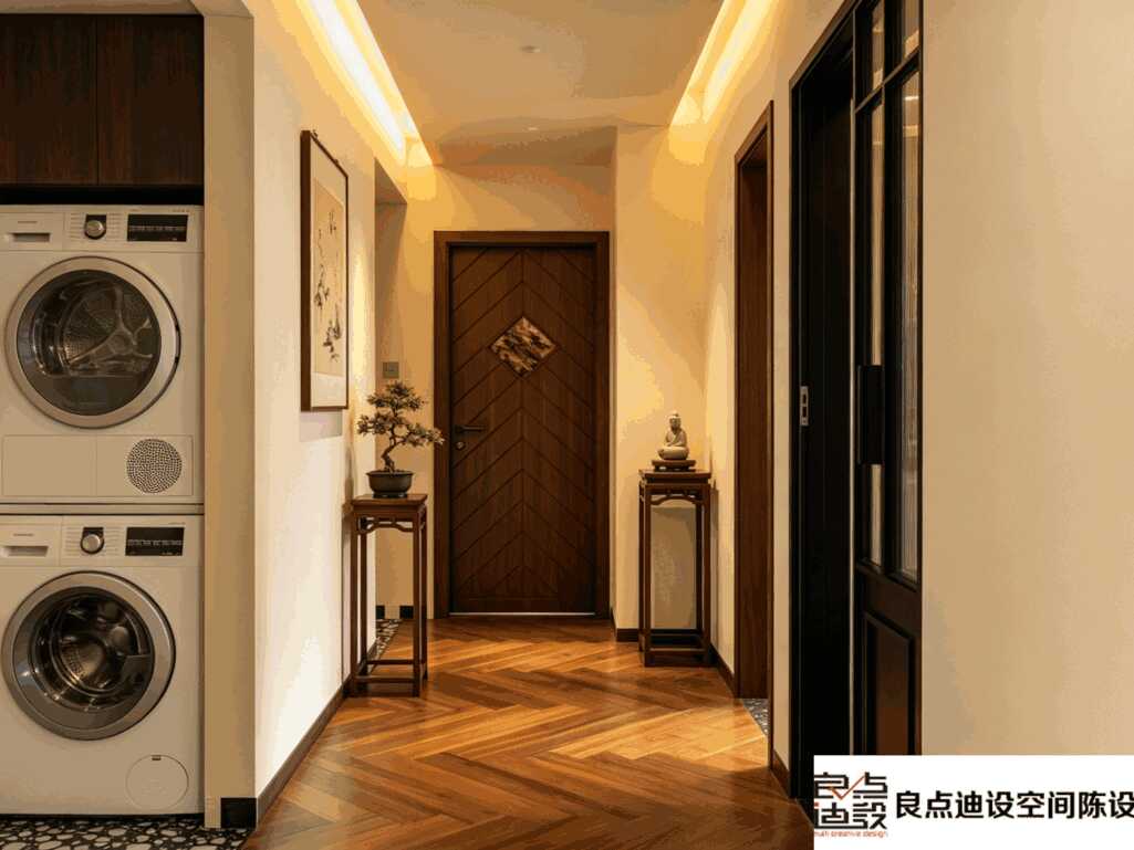 两居室走廊软装设计封神!不砸墙也能做出的中古风氛围感✨